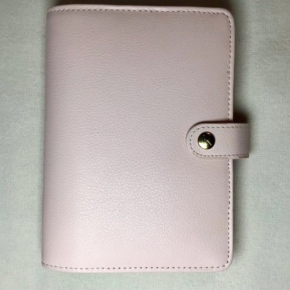 kikki.K Pink Planner with Gold Button - Personal Size